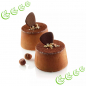 Preview: Silikonform Tronco Muffins schwarz